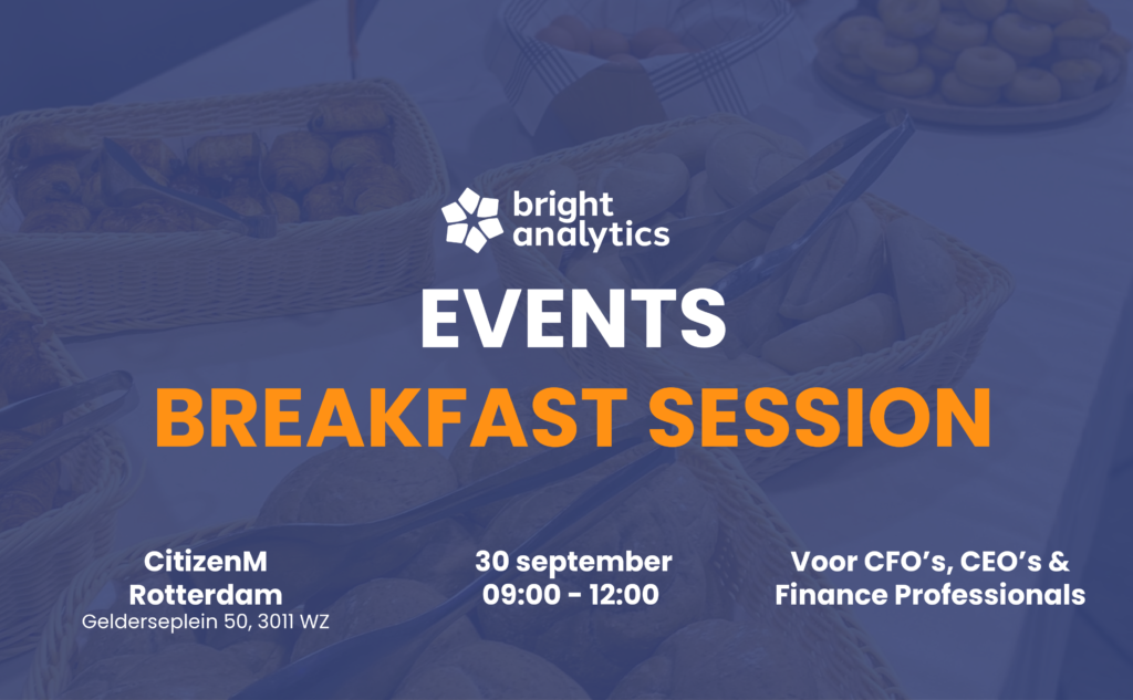 Breakfast Session visual from BrightAnalytics for their session in Rotterdam