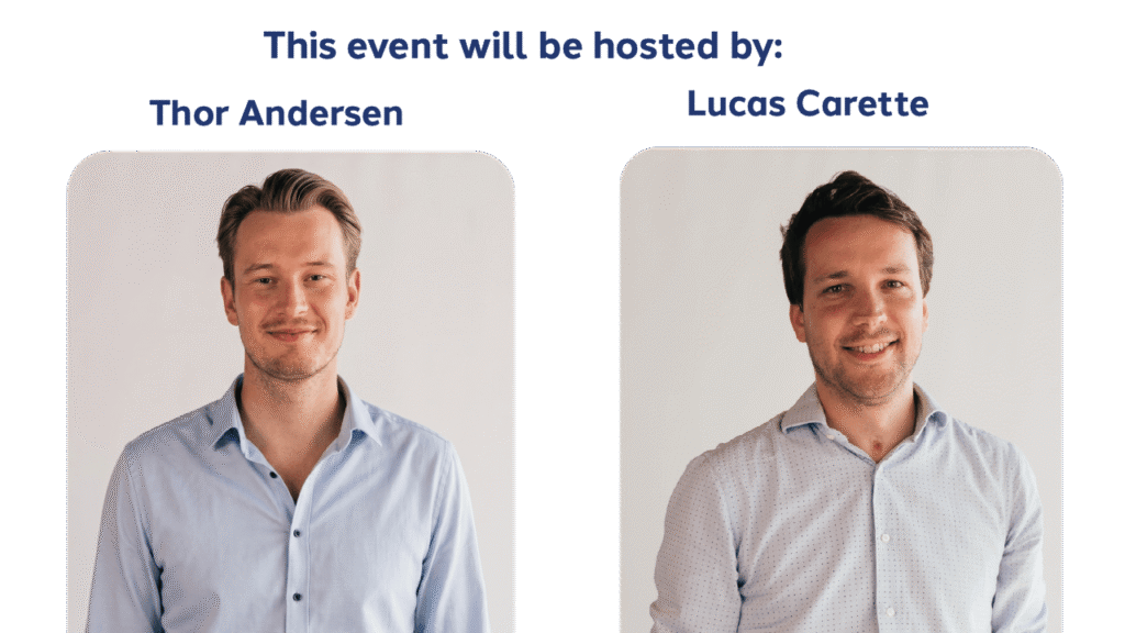 Image of Thor Andersen and Lucas Carette both working in Sales at BrightAnalytics