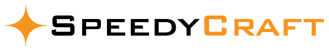 Logo from SpeedyCraft a connection of BrightAnalytics