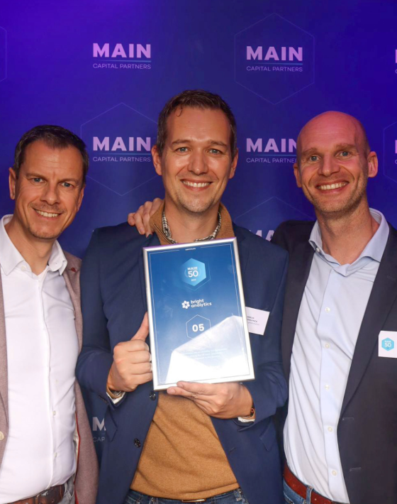 BrightAnalytics behaalt 5de plaats in Main Software 50